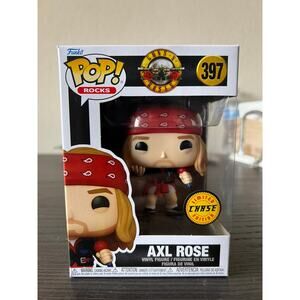 CHASE LIMITED EDITION Axl Rose Funko Pop Guns N' Roses #397 Rocks Vinyl Figure